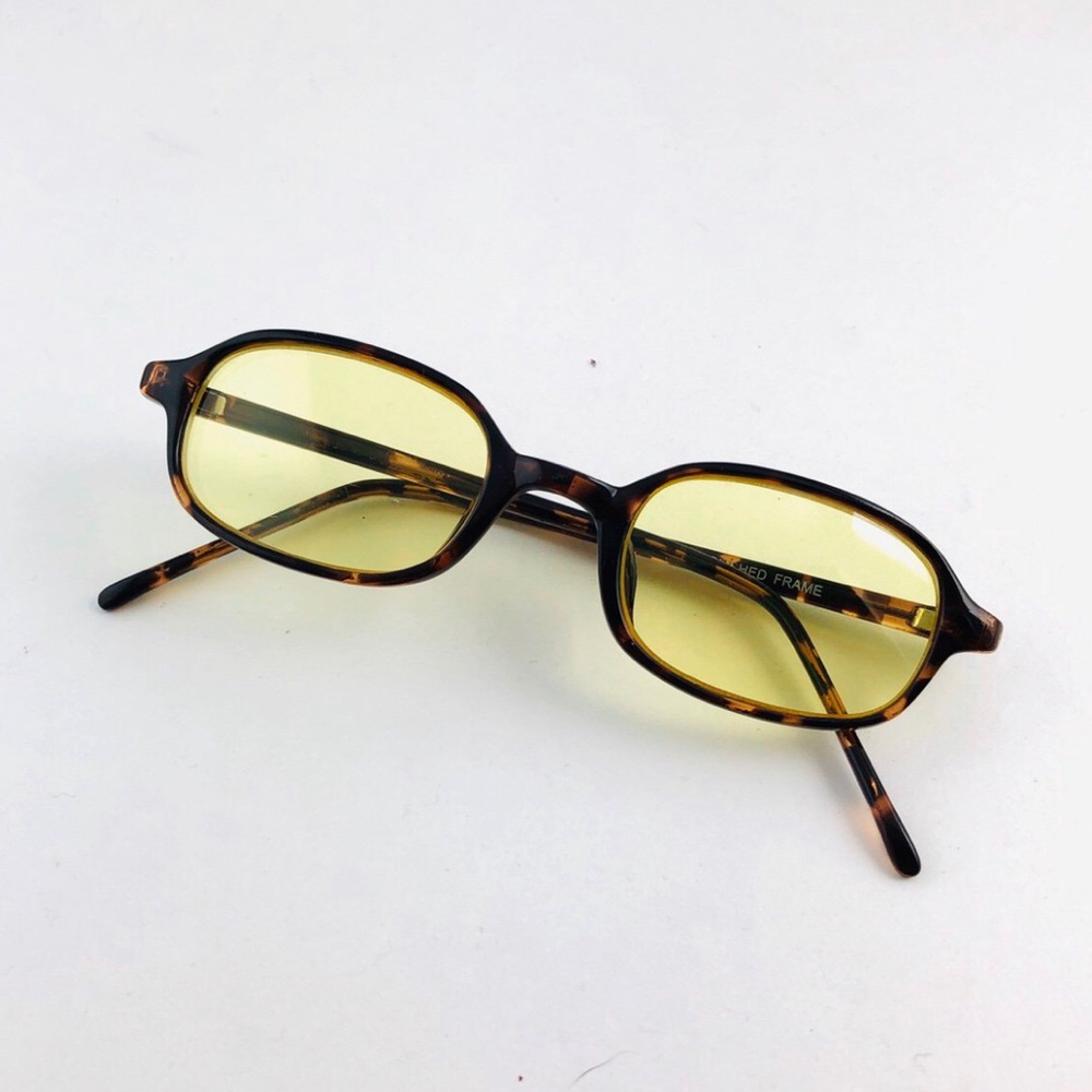 mini vintage yellow sunnies